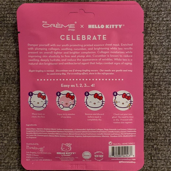 2/$30 Hello Kitty Face Mask - Picture 4 of 5